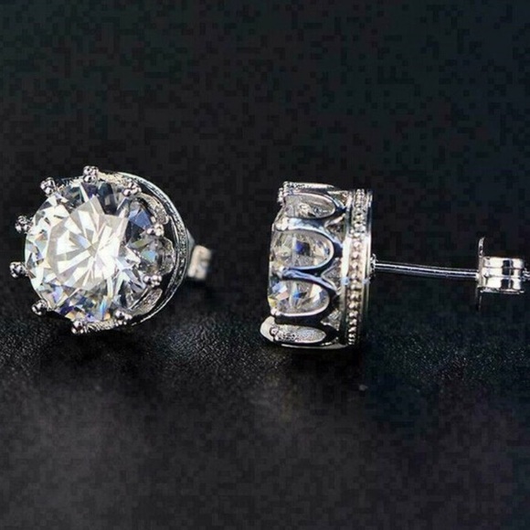 NWOT sterling silver stud earrings - Picture 2 of 7